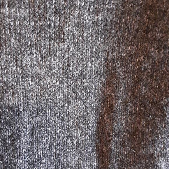 Alberto Makali Midi Button Cardigan Pockets Marled DarkGray Wool Blend Sweater M - Picture 7 of 12